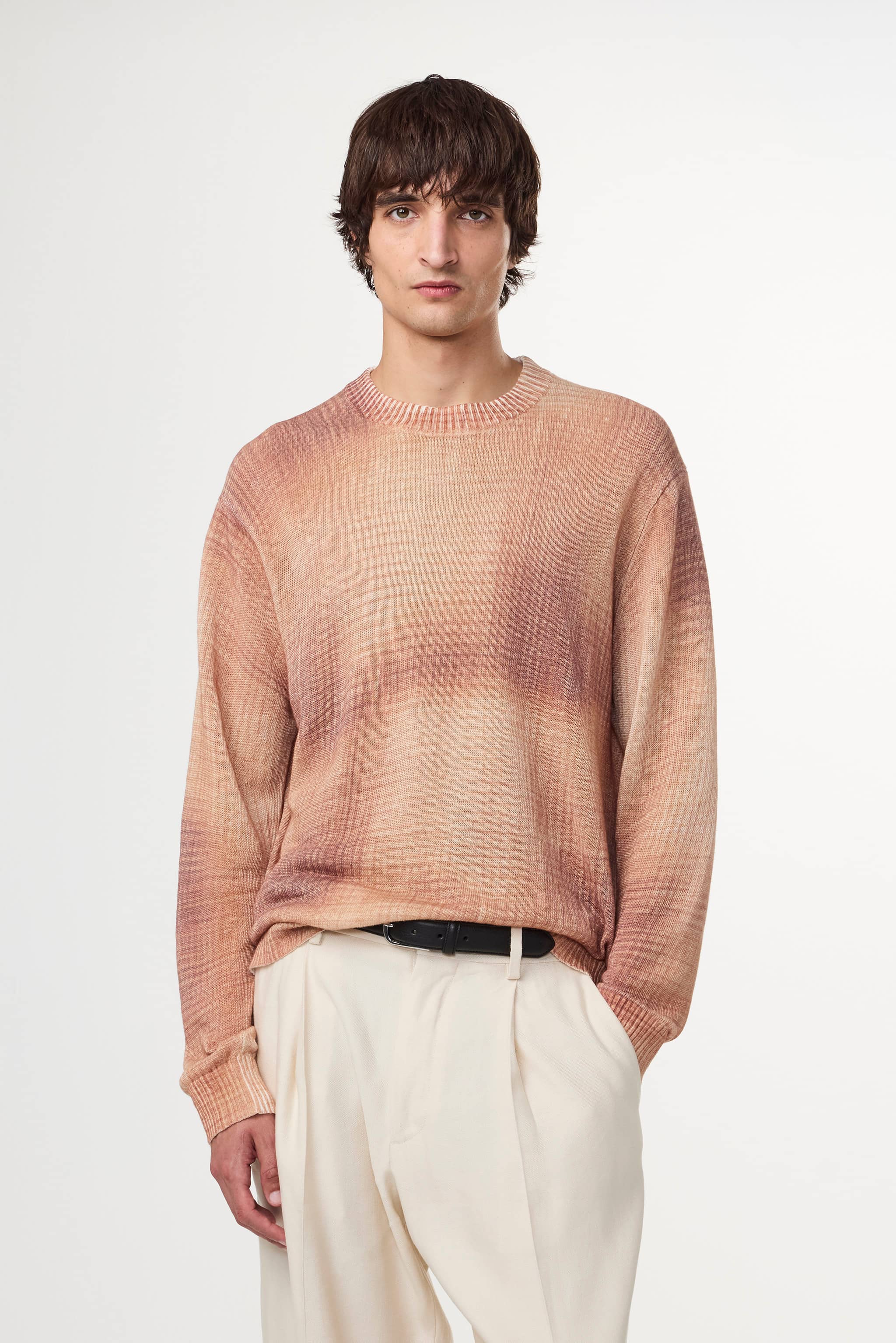 Linen Print 6689 Sweater