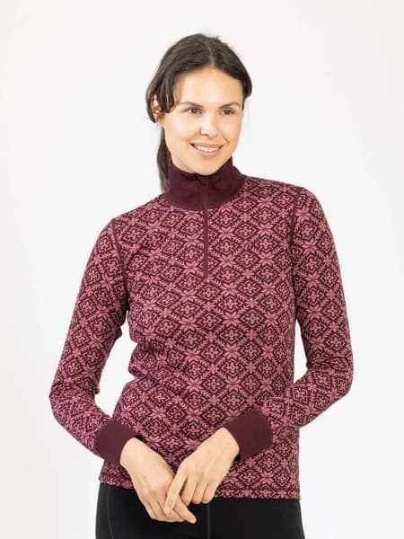 Wool Star 1/2 Zip W