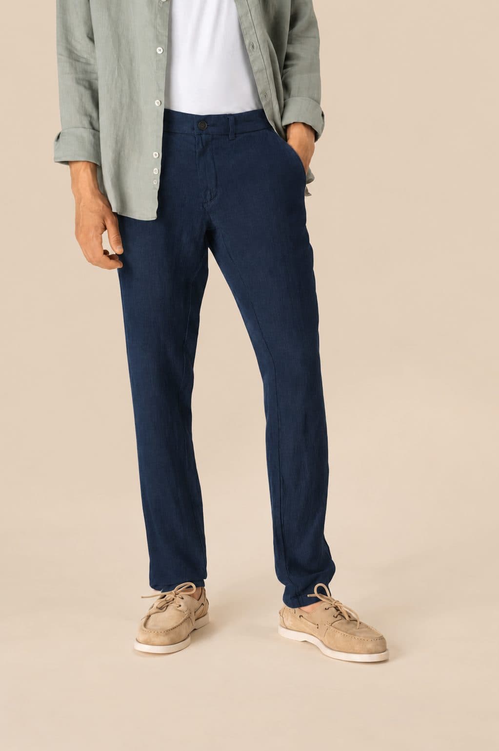 Pantaloni uomo AlgoNatural lino