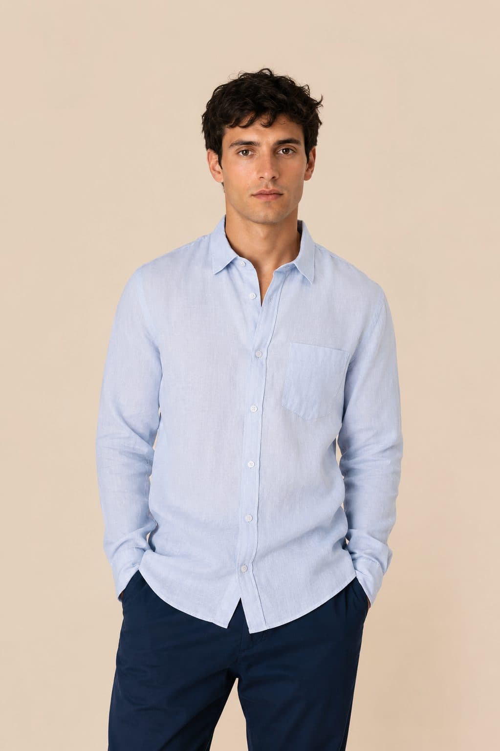 Camicia uomo AlgoNatural 100% lino