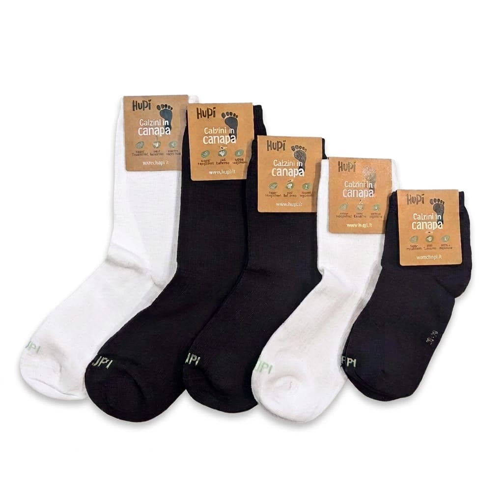 Bundle 5 paia - calzini in canapa donna