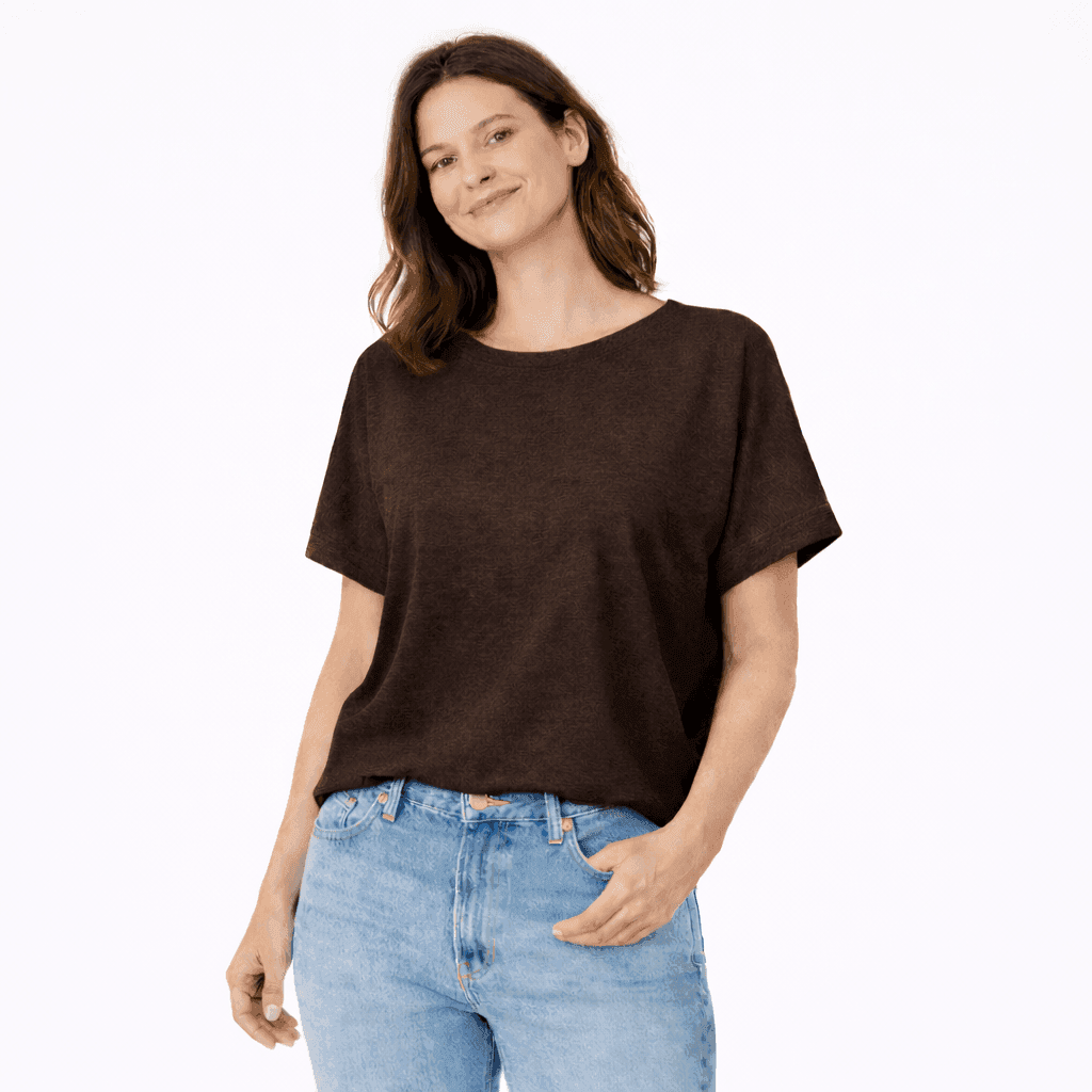 T-shirt Oversize Donna in Canapa - Active Hemp
