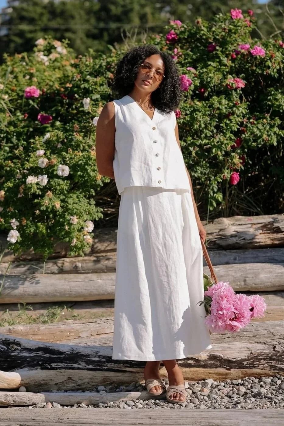 Ella Linen Skirt